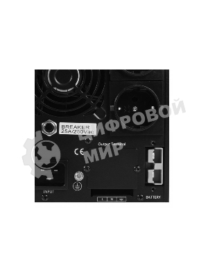 Источник бесперебойного питания Powerman Online 3000 Plus черный external battery pack (not included)(БЕЗ БАТАРЕИ)