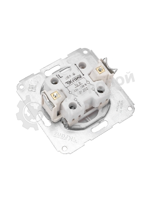 Выключатель DEA 2кл с/у 10А мех. белый Kranz (1/10/120)