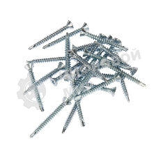 Саморез оконный Kranz сверло, 3.9х35, белый цинк, упаковка поставщика (8 000 шт.)