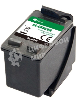 Картридж струйный G&G GG-CH561HE 122 черный (18мл) для HP DJ 1050A/2050A/3000