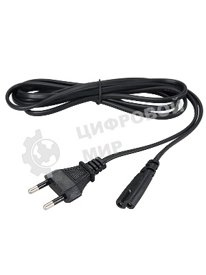 Шнур сетевой Rexant вилка - евроразъем С7, кабель 2x0,5 мм², длина 1,8 м. (PE пакет)