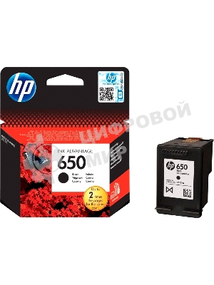 Картридж струйный HP 650 CZ101AE черный для HP DJ IA 2515