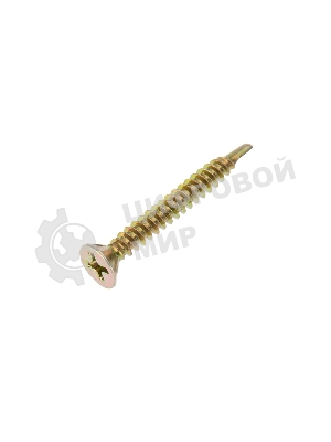 Саморез оконный Kranz сверло, 3.9х32, желтый цинк, упаковка поставщика (9 000 шт.)