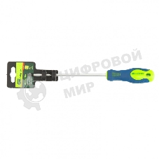 Отвертка Сибртех PH1 х 150 мм, CrV, двухкомпонентная рукоятка