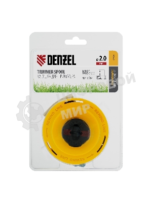 Катушка Denzel тримм полуавтомат легкая заправка лески