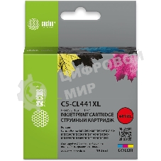 Картридж струйный Cactus CS-CL441 многоцветный (180стр.) для Canon PIXMA MG2140/MG3140