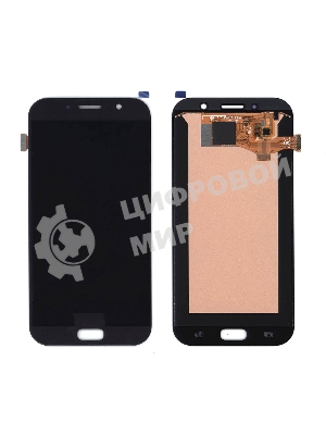 Дисплей для Samsung Galaxy A7 (2017) SM-A720F в сборе с тачскрином (INCELL) черный