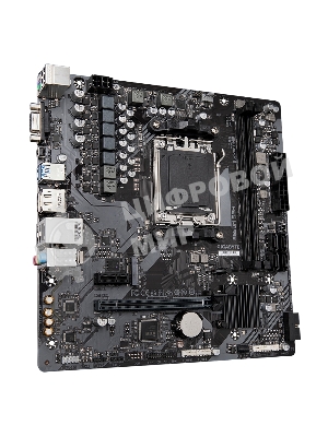 Материнская плата Gigabyte B650M S2H (V1.2/V1.4), AM5, AMD B650, 2xDDR5, 4xSATA, 1xM.2, 1xPCI-E 4.0 x16, 3xUSB-A 3.2 Gen 1, 1xUSB-C 3.2 Gen 1, 1x 1Gb LAN, 3x3.5 мм, 7.1, Micro-ATX