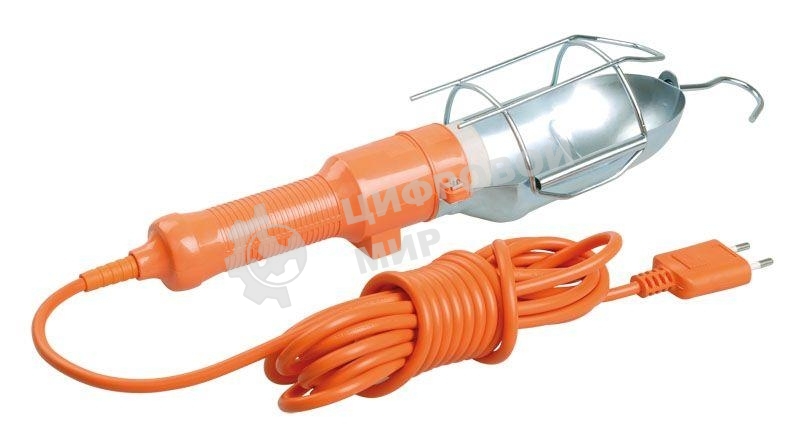 Светильник переносной УП-1P пл. вил. с выкл. 2Р 5м IEK WSP20-05-K09