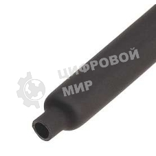 Трубка термоусадочная КВТ ТУТнг-4/2 черный (уп.200 м) 60086