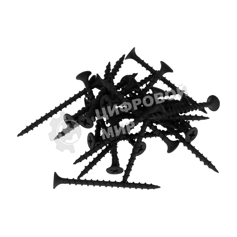 Саморез гипсокартон-металл Kranz 3.5х51, пакет (50 шт./уп.)