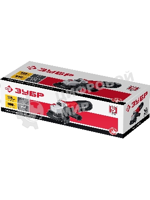 Угловая шлифовальная машина ЗУБР 115 мм, 800 Вт, компакт.