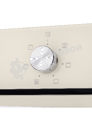 Шкаф духовой электрический Maunfeld EOEC516BG, встраиваемый, 51л, дверца с 2 стеклами, бежевый