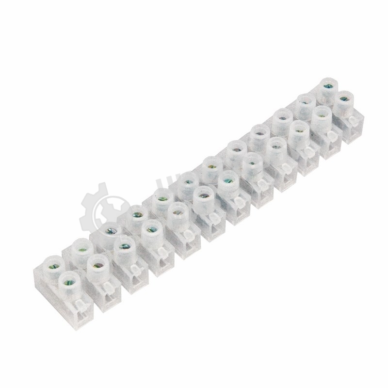 Клеммная колодка винтовая Rexant KВ-40 (25-40 мм²), ток 100 A, полиэтилен белый (ЗВИ)