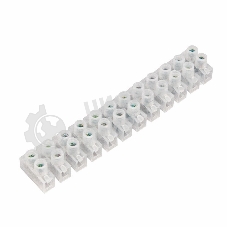 Клеммная колодка винтовая Rexant KВ-40 (25-40 мм²), ток 100 A, полиэтилен белый (ЗВИ)