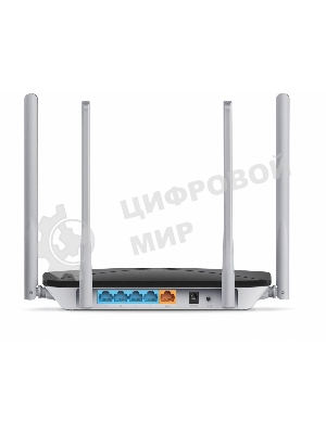 Беспроводный маршрутизатор Mercusys AC12, Dual Band, (867Мбит/с на 5 ГГц + 300Мбит/с на 2,4 ГГц)4 порта 100 Мбит/с, 4 фиксированных антенны