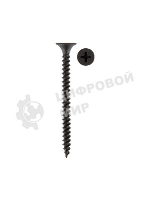 Саморез гипсокартон-металл Kranz 3.5х45, пакет (50 шт./уп.)