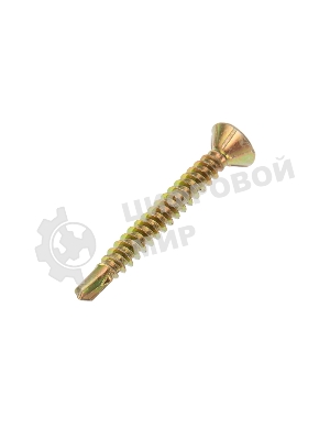 Саморез оконный Kranz сверло, 3.9х32, желтый цинк, упаковка поставщика (9 000 шт.)