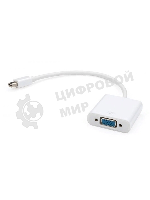 Переходник видео Premier 6-912 miniDisplayport (m)/VGA (f) 0.15м. белый