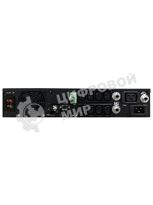 Источник бесперебойного питания Powercom Smart King RT SRT-2000A LCD 1800Вт 2000ВА черный