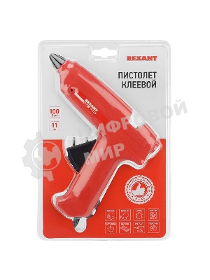 Клеевой пистолет Rexant 100 Вт O 11 мм (блистер)