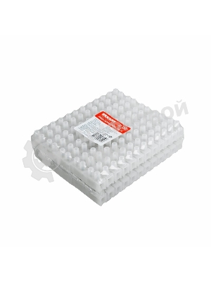 Клеммная колодка винтовая Rexant KВ-40 (25-40 мм²), ток 100 A, полиэтилен белый (ЗВИ)