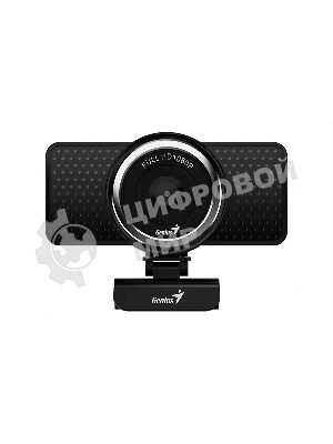 Веб-камера Genius eCam 8000 1920x1080, 30 кадр/с, USB Type-A, микрофон (шумоподавление), универсальное крепление