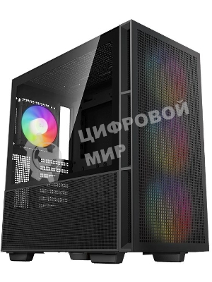Компьютерный корпус DeepCool CH560 черный (R-CH560-BKAPE4-G-1) (ATX, без БП, 2хUSB, с окном)