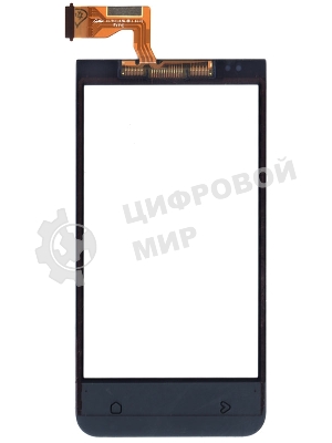 Сенсорное стекло (тачскрин) для HTC Desire 300, черное