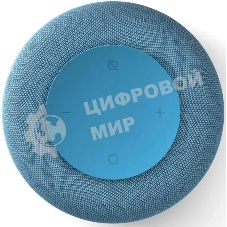 Умная колонка VK Капсула Мини, 5Вт, компактная, 1 динамик, Маруся, LED-часы, Wi-Fi, Bluetooth, морской синий