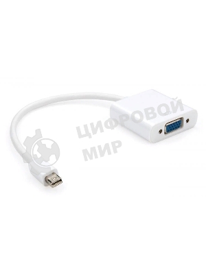 Переходник видео Premier 6-912 miniDisplayport (m)/VGA (f) 0.15м. белый