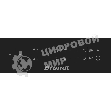 Индукционная варочная панель Brandt, 4 варочных зоны, 14 уровней мощности, индикация остаточного тепла, таймер, Ultraboost, черный
