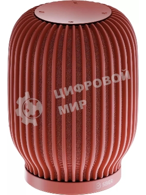 Умная колонка Sber SberBoom, 40Вт, стандартная, 1 динамик, Мультирум, Стереопара, Wi-Fi, Bluetooth 5.0, Салют, терракотовый