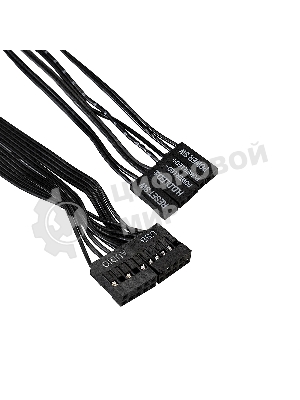 Компьютерный корпус Minitower ExeGate BAA-113-UNS350 (mATX, БП UNS350 с вент. 12см, 2*USB, аудио, черный)