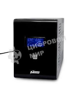 Источник бесперебойного питания Powerman Smart Sine 2000VA/1400W, 220V, Line-Interactive, LCD, Tower, Out: 4xShuko, черный*SmartSine2000