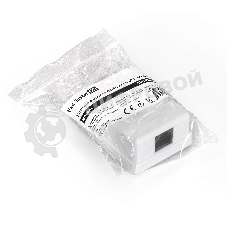 Розетка компьютерная внешняя ExeGate SM1-RJ45-C6 RJ-45 кат.6 UTP Krone/110
