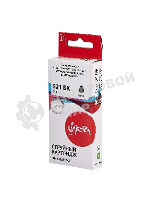 Картридж струйный Sakura 2933B004 (521 BK) для Canon, черный, 8,4 мл., 3127 к.