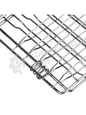 Решетка-гриль Sparta 220х340 мм, хромированная