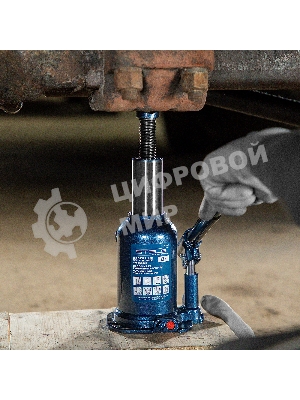 Домкрат гидравлический бутылочный телескопический Stels 8 т, подъем 180-410 мм