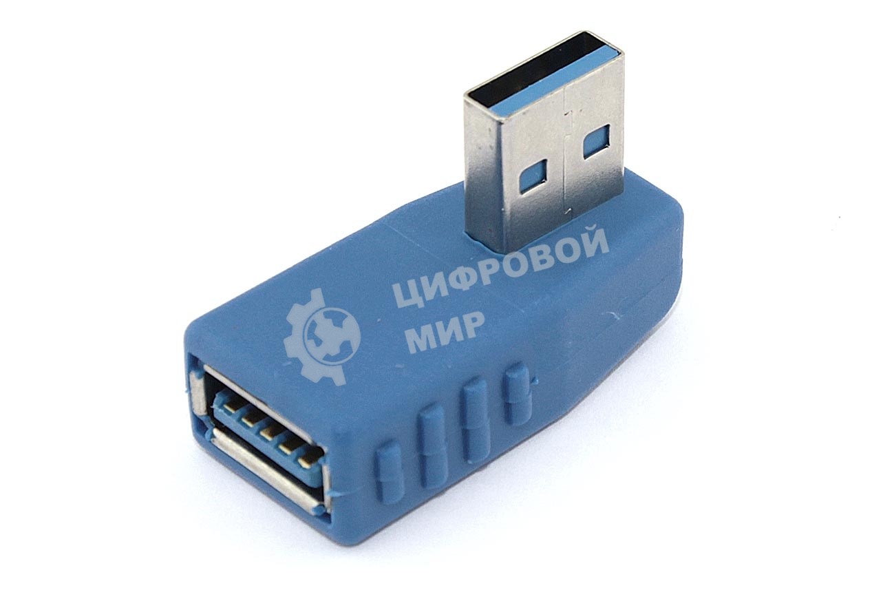Угловой удлинитель USB Type A с поворотом влево