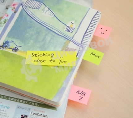 Закладки самоклеящиеся, индексы бумажные Stick`n 21129 25x76мм, 3 цвета в упаковке, 50 листов, европодвес