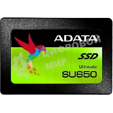 Накопитель SSD ADATA SU650, 480Gb, SATA III, 2.5