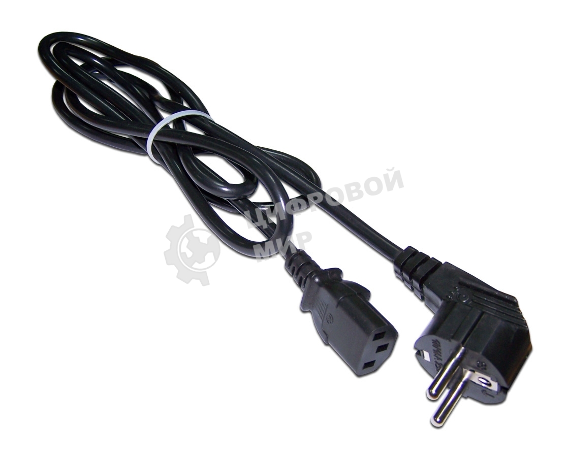 Провод Lanmaster LAN-PP13/SHA-2.0-BK проводник.:2 черный 2м