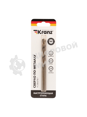 Сверло по металлу Kranz 6 мм 