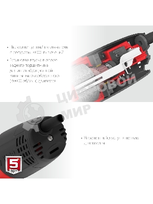 Угловая шлифовальная машина ЗУБР 115 мм, 800 Вт, компакт.