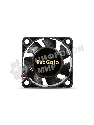Вентилятор для корпуса ExeGate ExtraPower EP04010S2P-5 черный, 40 мм, 7500 об/мин, 35 дБ, 2 pin