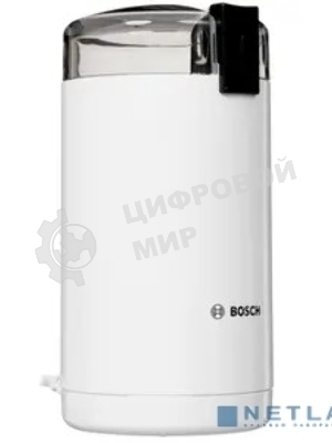 Кофемолка Bosch TSM6A011W 180Вт сист.помол.:ротац.нож вместим.:75гр белый
