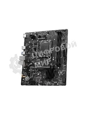 Материнская плата MSI PRO H610M-S DDR4, LGA 1700, Intel H610, 2xDDR4, 2xSATA, 1xM.2, 1xPCIe 4.0 x16, 1xPCIe 3.0 x1, 1xHDMI, 1x1Gb LAN, 4xUSB 2.0, 2xUSB 3.2 Gen 1, 3x3.5 мм, 7.1, Micro-ATX