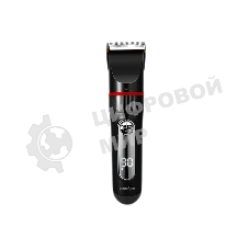 Машинка для стрижки волос Centek CT-2101 черный 3 Вт, LED, Li-Ion1200 до 3 часов, USB зарядка, 6 насадок