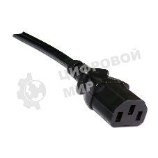 Провод Lanmaster LAN-PP13/SHA-2.0-BK проводник.:2 черный 2м